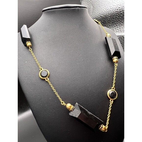 KATE Spade Black Station Long Necklace - Picture 6 of 6